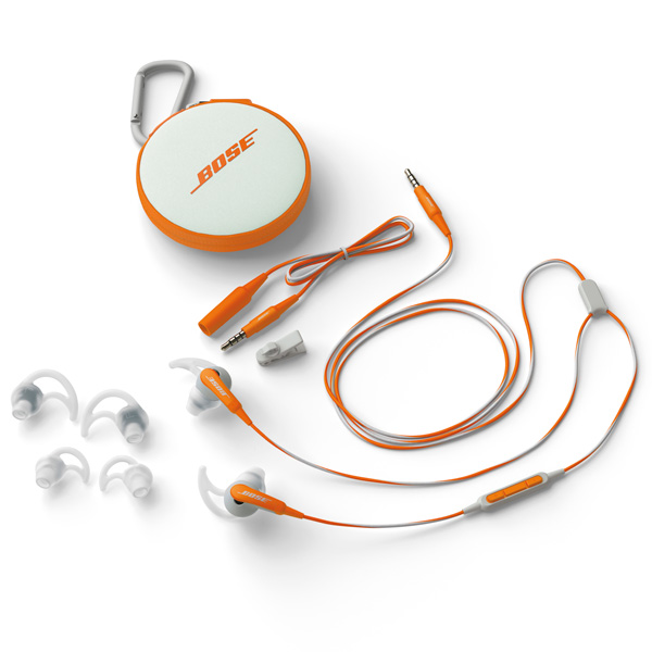 Спортивные наушники Bose SoundSport Orange/Gray to Apple