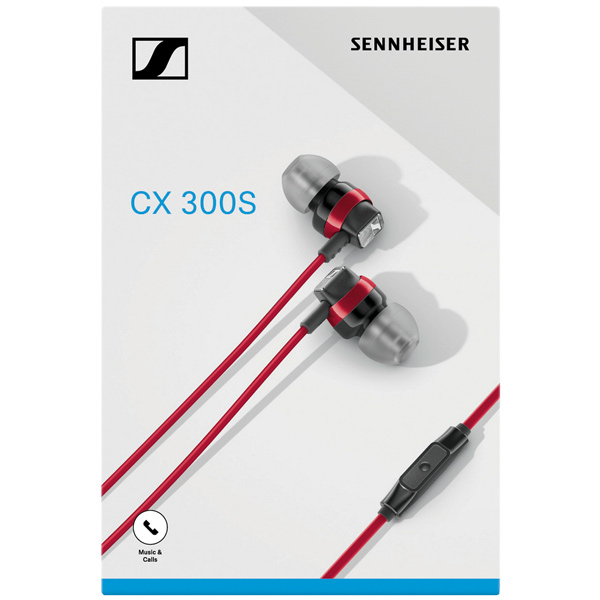 Наушники внутриканальные Sennheiser CX 300S Red