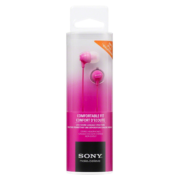Наушники внутриканальные Sony MDR-EX15LP Pink