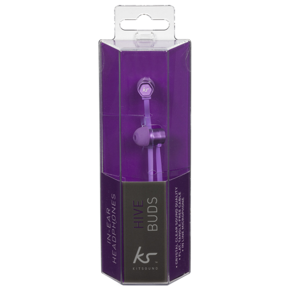 Наушники внутриканальные Kitsound Hive Purple (KSHIVBPU)