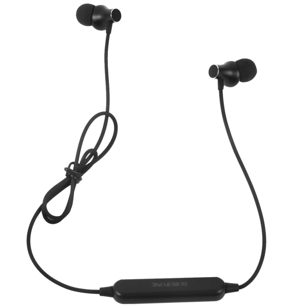 Наушники Bluetooth Borofone BE32 Easygoing Sports черный (22324)