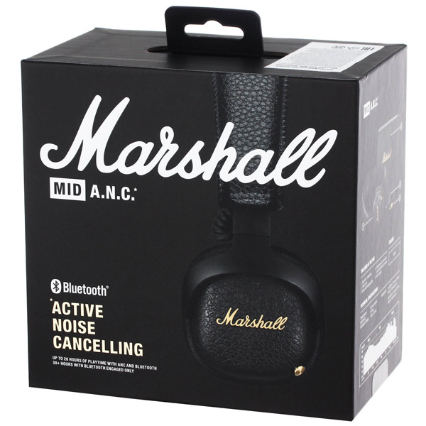 Наушники накладные Bluetooth Marshall Mid ANC Black