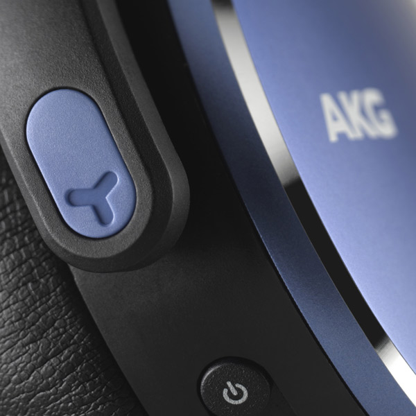 Наушники накладные Bluetooth AKG Y500 Blue