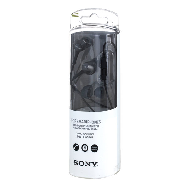 Наушники внутриканальные Sony MDR-EX255AP Black