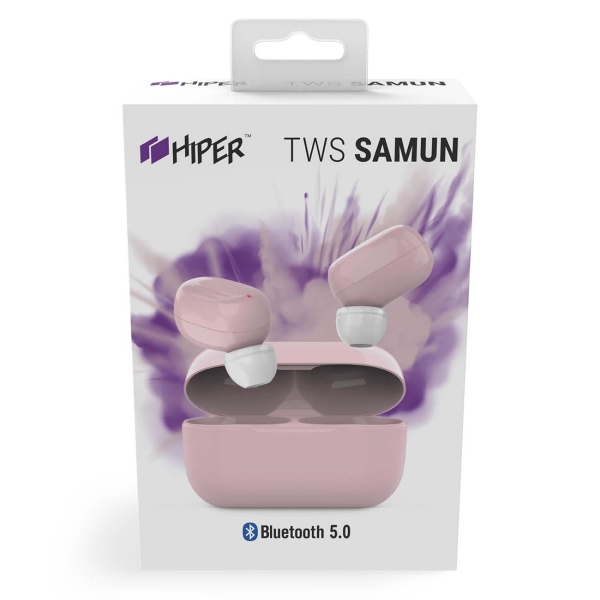Наушники True Wireless HIPER SAMUN Pink (HTW-APX1)