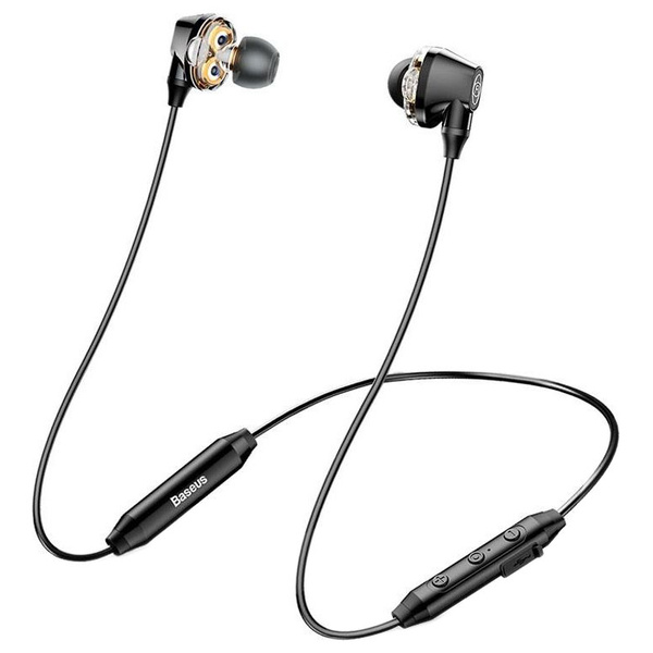 Беспроводные наушники Baseus Encok S10 Dual Dynamic Bluetooth Headset Black