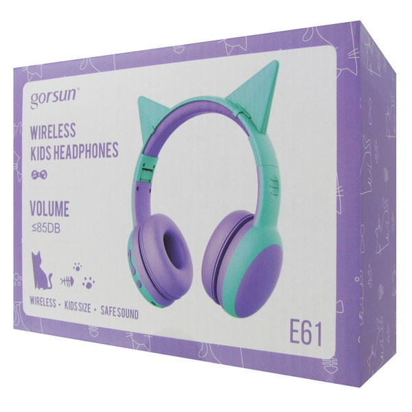 Беспроводные наушники Gorsun E61 Turquoise/Violet