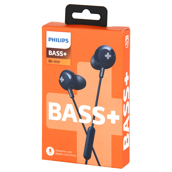 Наушники внутриканальные Philips Bass+ SHE4305 Blue