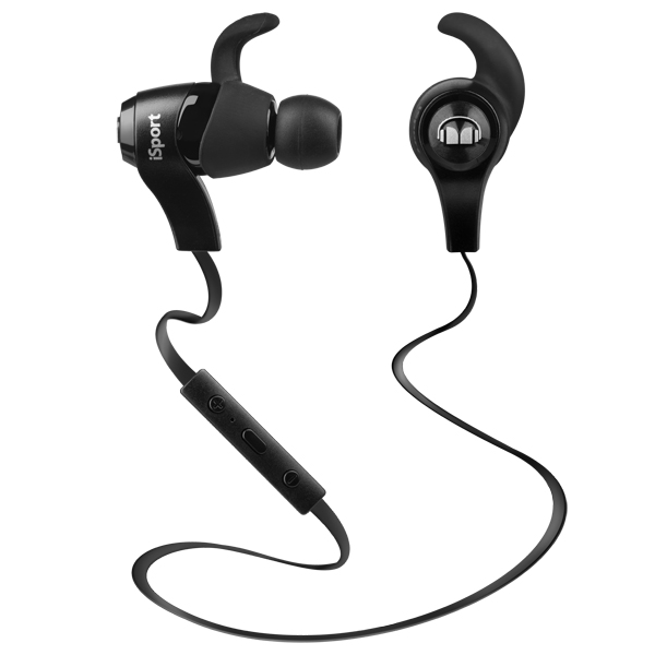 Спортивные наушники Bluetooth Monster iSport In-Ear Black (128660-00)