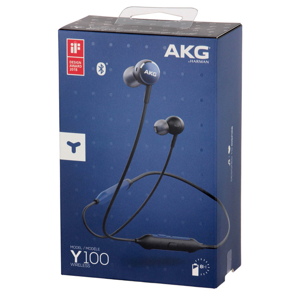 Наушники Bluetooth AKG Y100 Blue