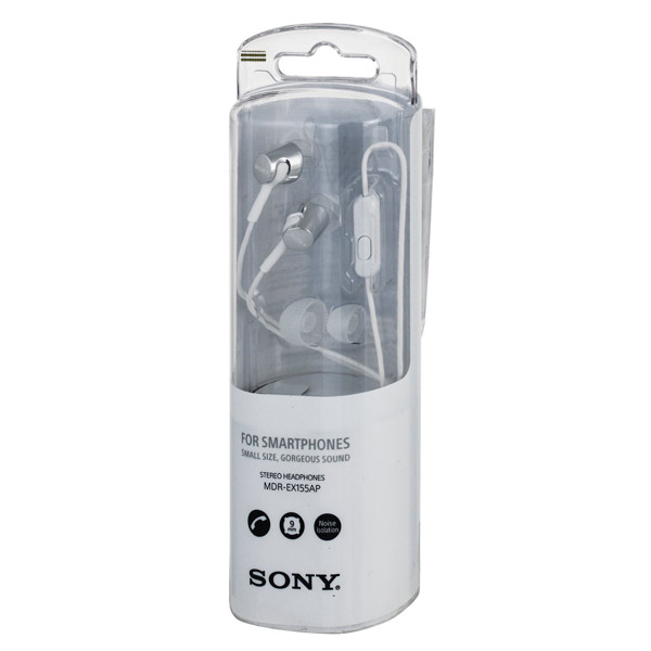 Наушники внутриканальные Sony MDR-EX155AP White