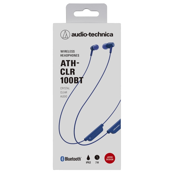 Наушники внутриканальные Bluetooth Audio-Technica ATH-CLR100BT Blue