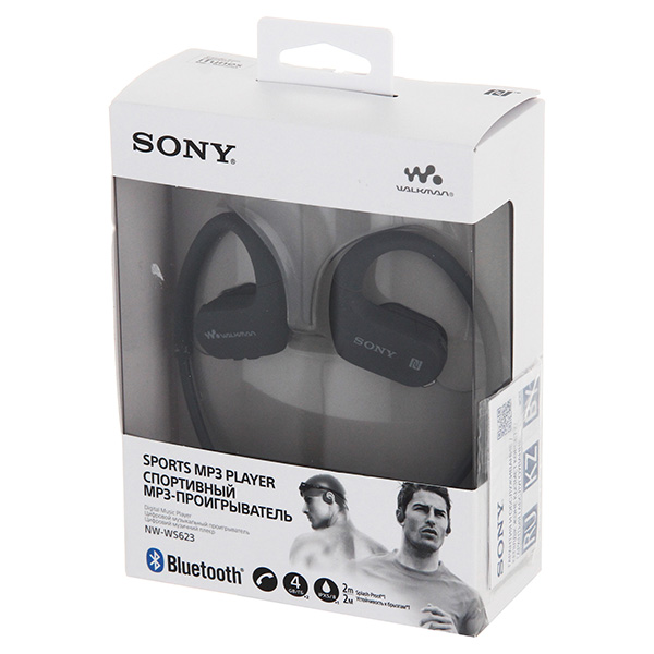 Наушники - Плеер Sony NW-WS623/BM